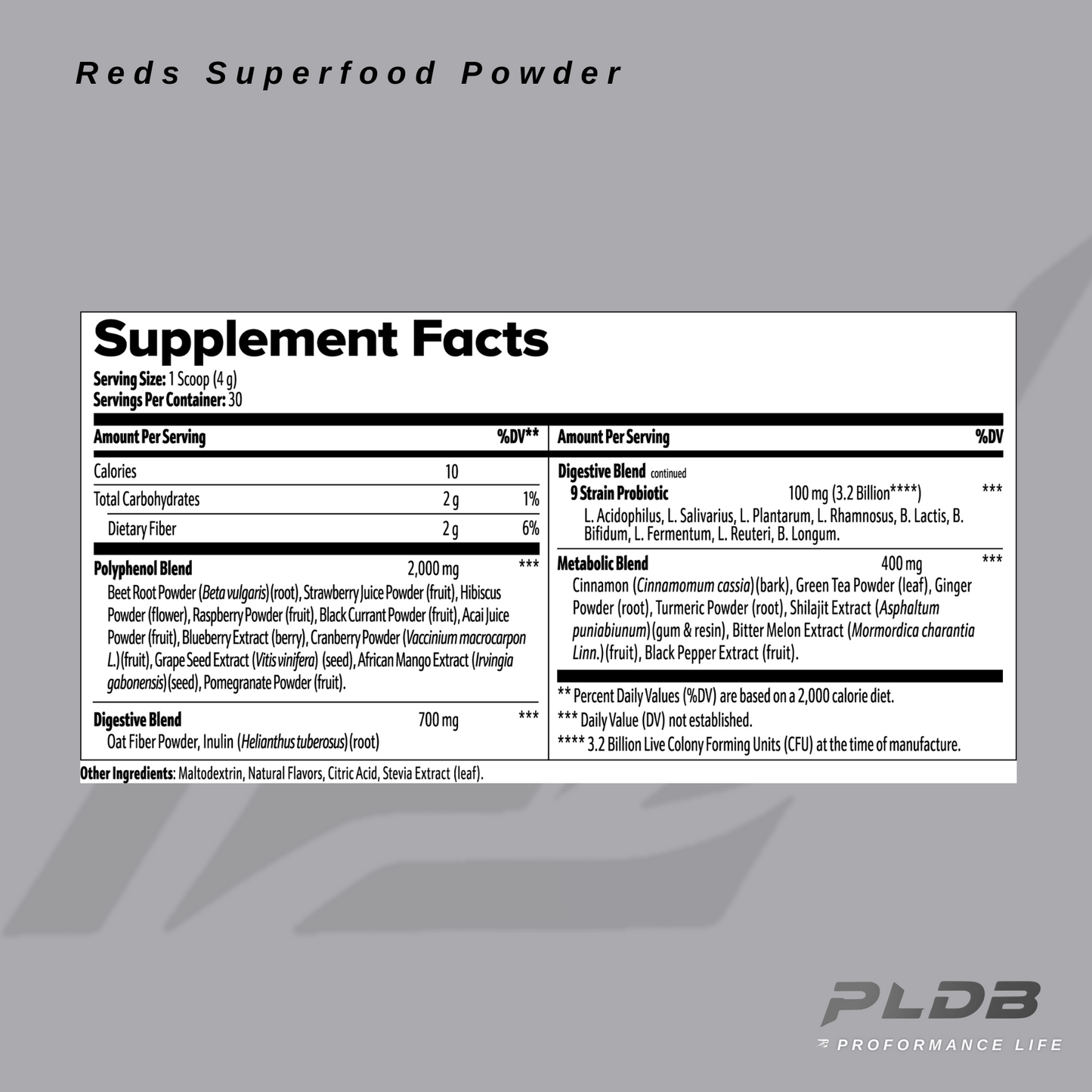 Reds Superfood Powder 